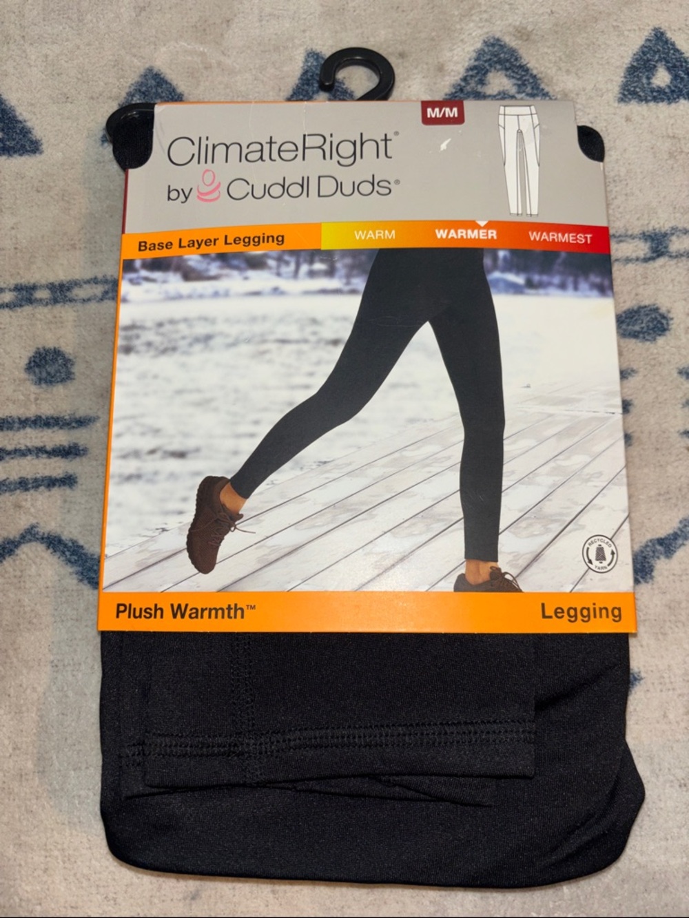 ClimateRight Cuddl Duds Black Warmer Legging! Size M/M Brand New!